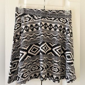 Juniors American Rag Skater Skirt - Black Combo